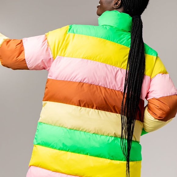 Rachel Antonoff Colorblock Terry Puffer - Picture 3 of 6